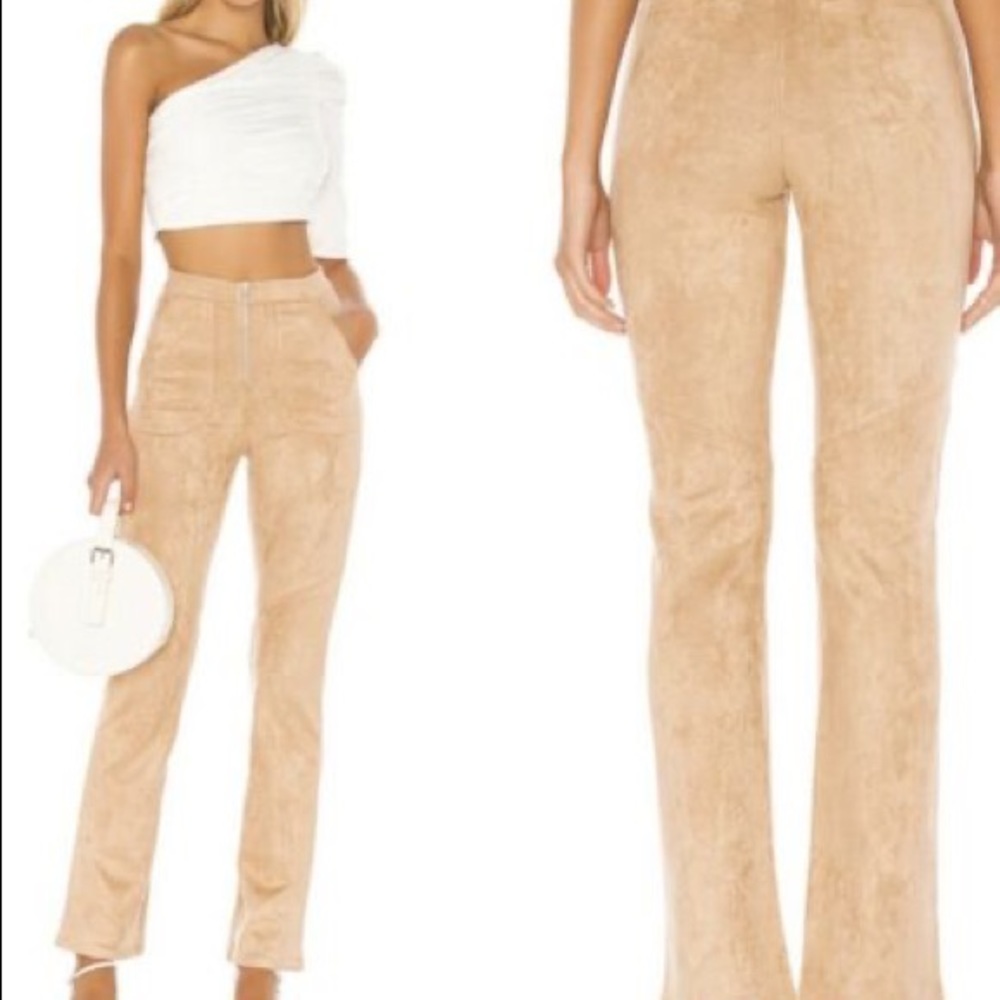 REVOLVE MAJORELLE suede pants